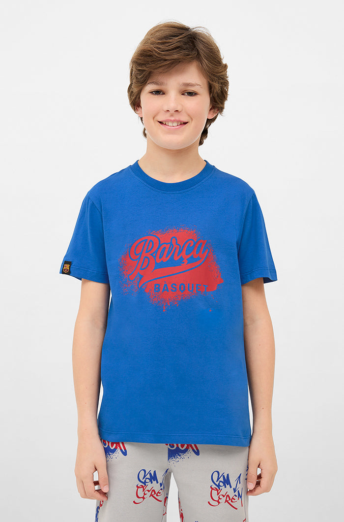 Camiseta baloncesto FC Barcelona - Junior
