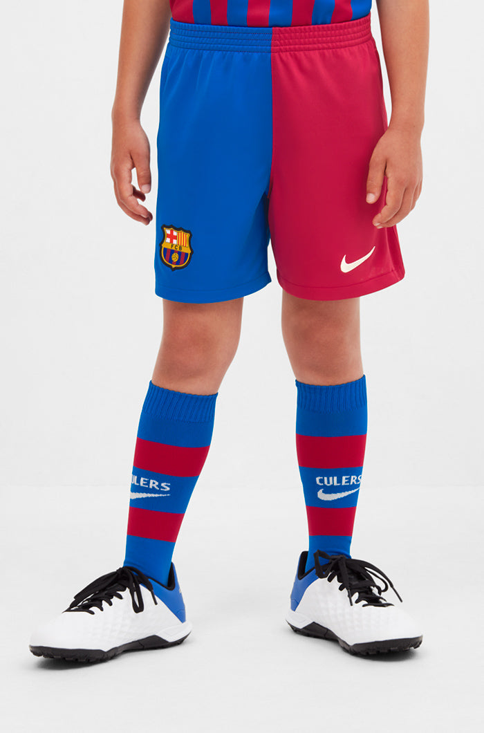 Home kit shorts FC Barcelona 21/22 - Junior