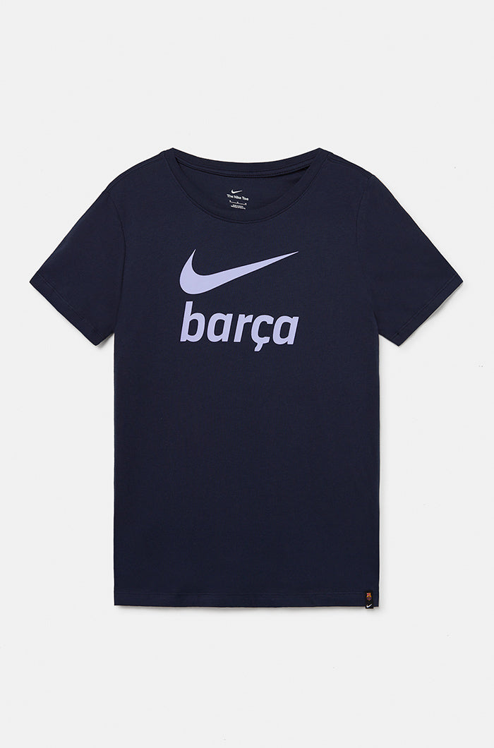 Samarreta blau Barça Nike - Dona
