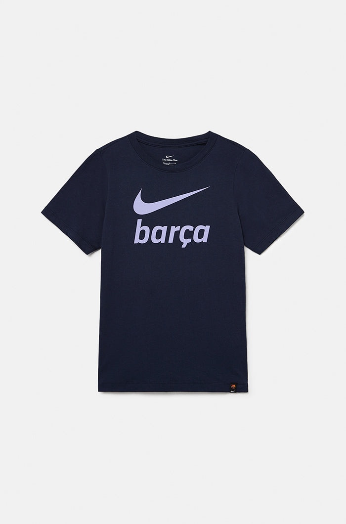 Samarreta Blau Marí Barça Nike - Junior
