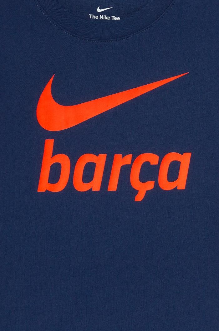 Camiseta azul marino Barça Nike - Junior