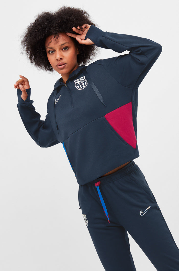 Sweat-shirt à capuche Barça Nike - Junior