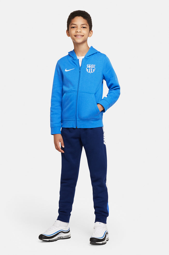 Hoodie Barça Nike in blue – Junior