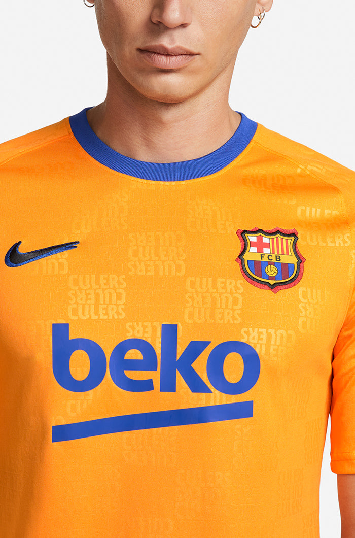 Barcelona orange jersey on sale