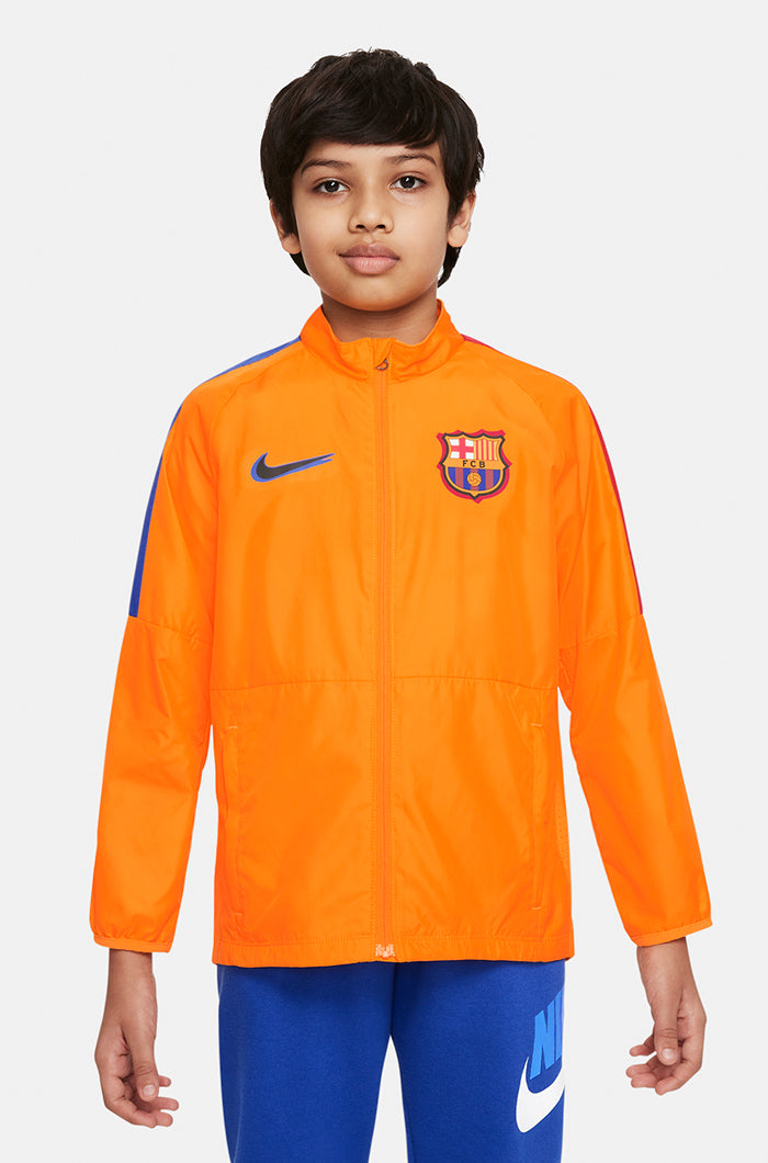 Orangefarbene Jacke Barça Nike – Junior