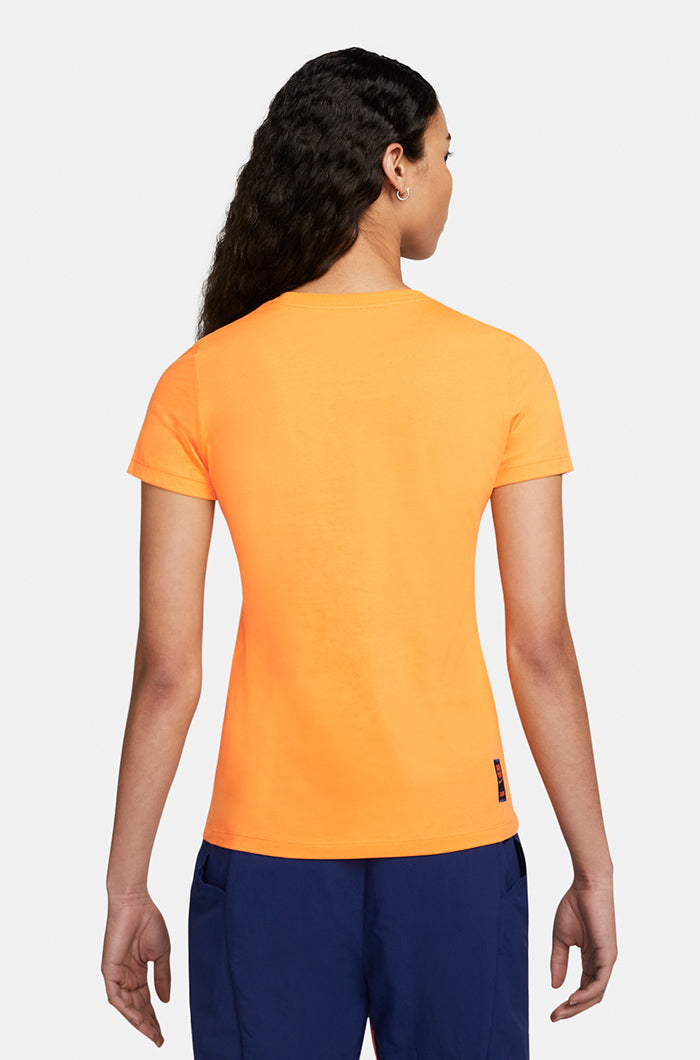 T-shirt orange Barça Nike - Femme