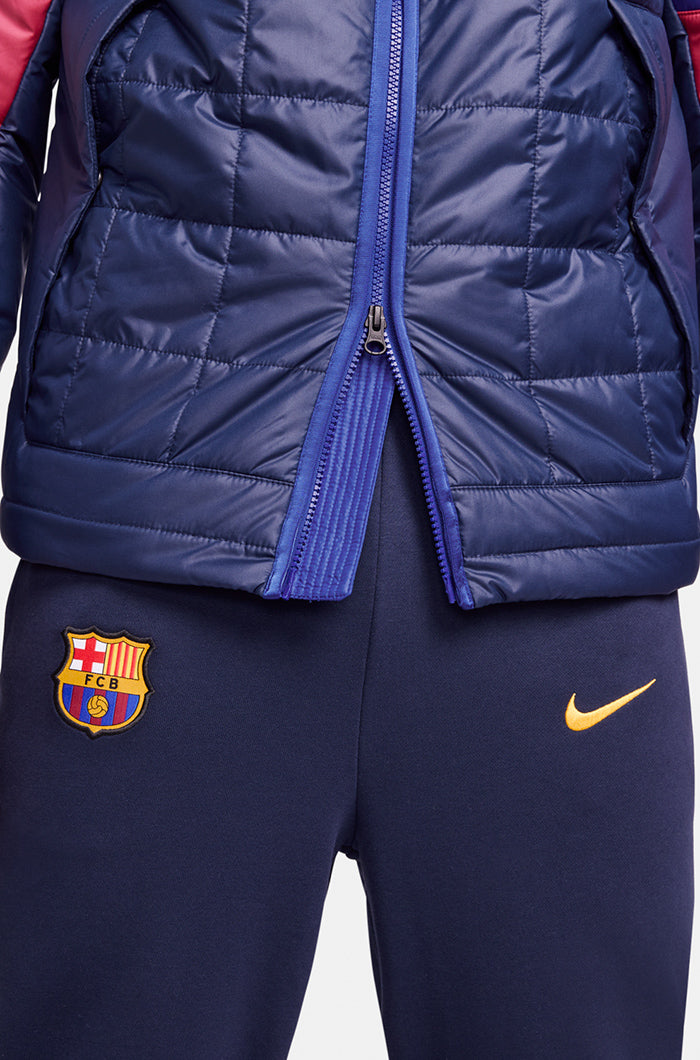 Nike Fc Barcelona Slim Fit Cut Tracksuit Jacket Cı9248-455 - Trendyol