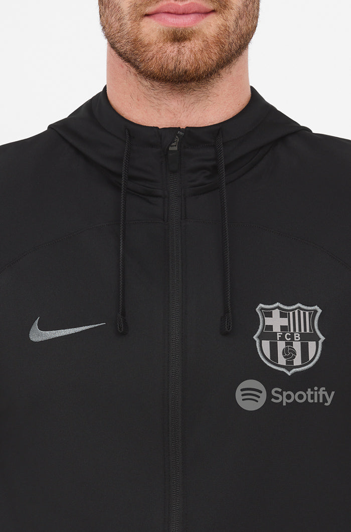 Fc barcelona sale black jacket