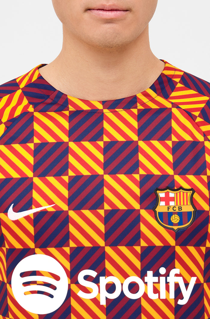 FC Barcelona Pre-Match Shirt – LFP – Barça Official Store Spotify Camp Nou