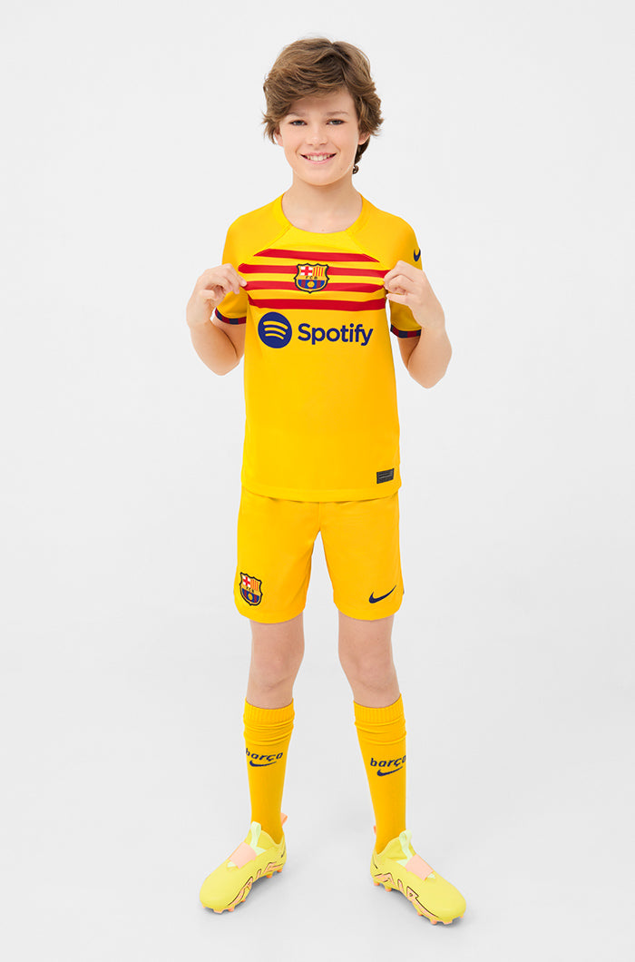 FC Barcelona fourth shorts 22/23 - Junior