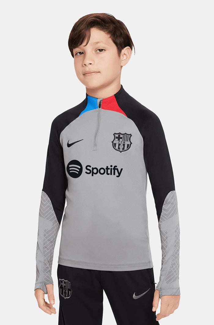 FC Barcelona Training grey and black Sweatshirt - Junior