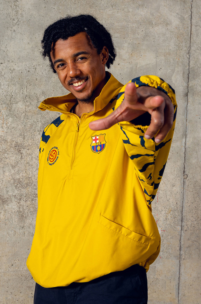Jaqueta lleugera amb escut del Barça