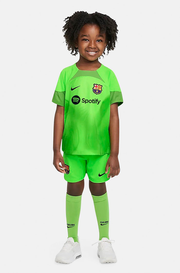 FC Barcelona Goalkeeper Kit 22/23 - Little Kids - IÑAKI PEÑA