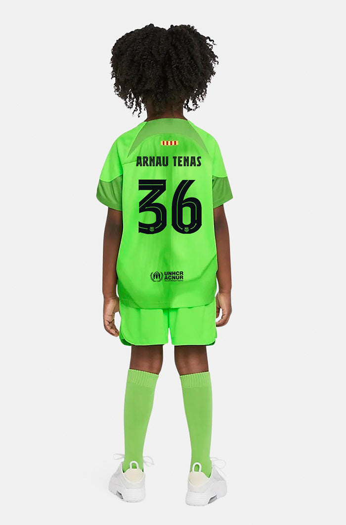 FC Barcelona Goalkeeper Kit 22/23 - Little Kids - ARNAU TENAS