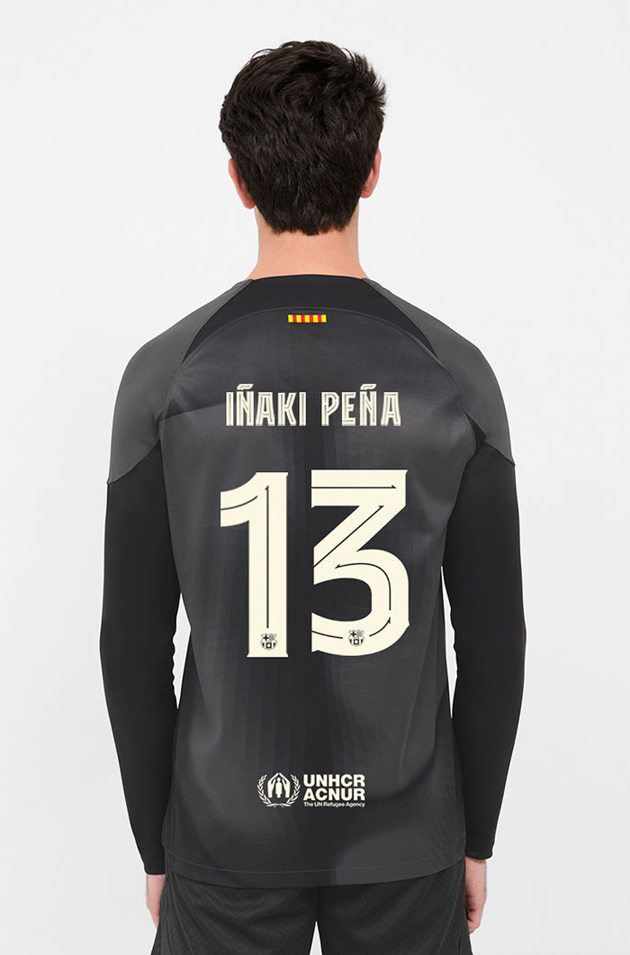 FC Barcelona Goalkeeper black Shirt 22/23 - IÑAKI PEÑA