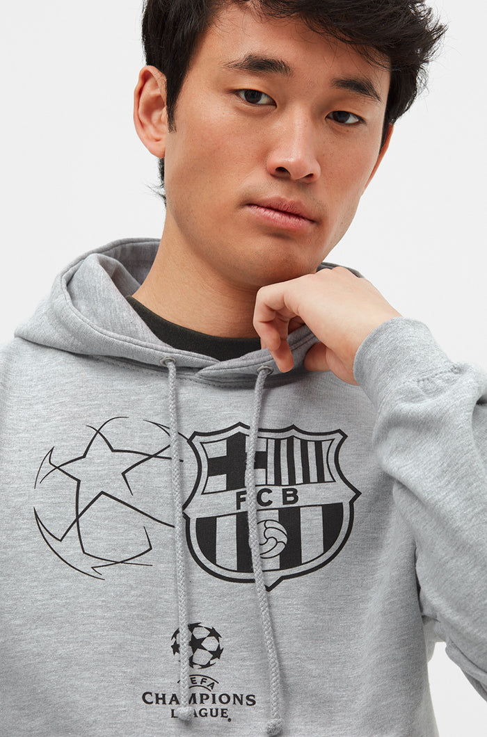 Sweatshirt à poche kangourou Ligue des Champions FC Barcelone
