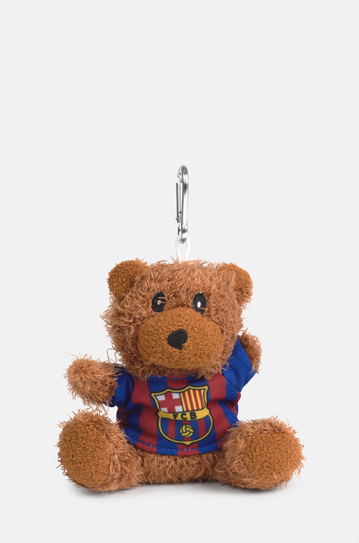 Plüschteddybär-Schlüsselanhänger FC Barcelona