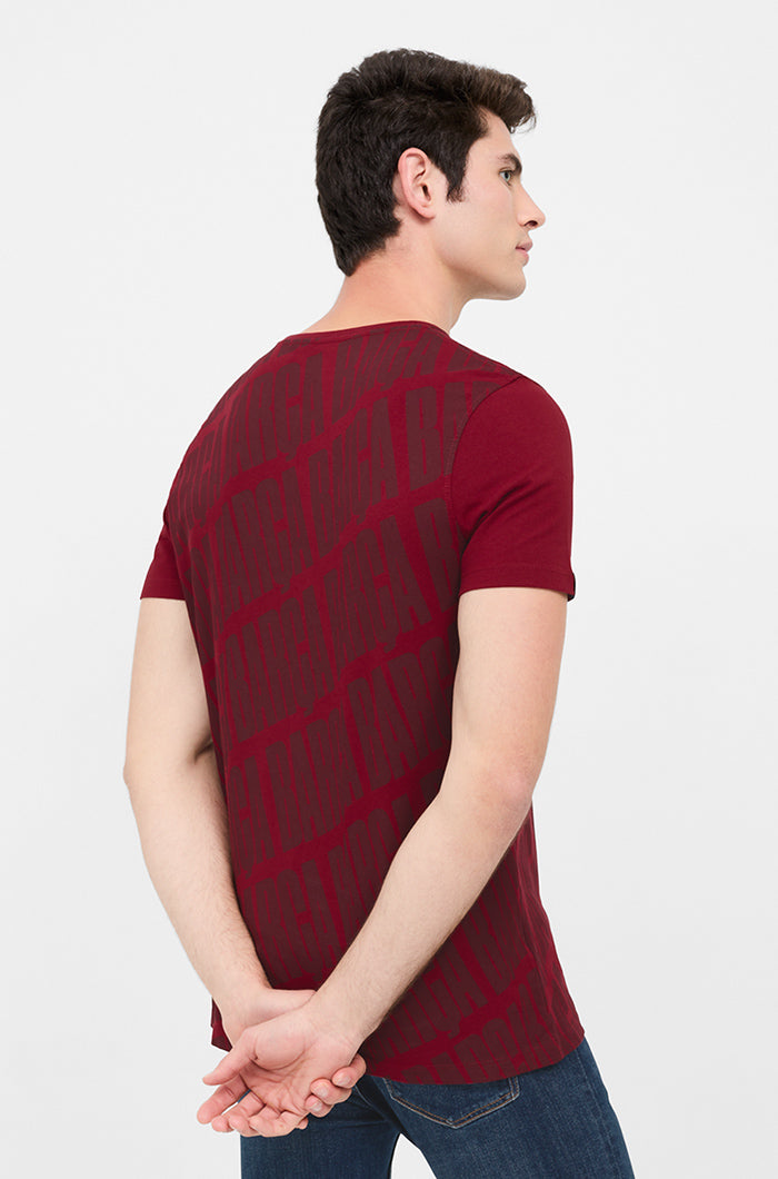 Shirt with Barça embossing