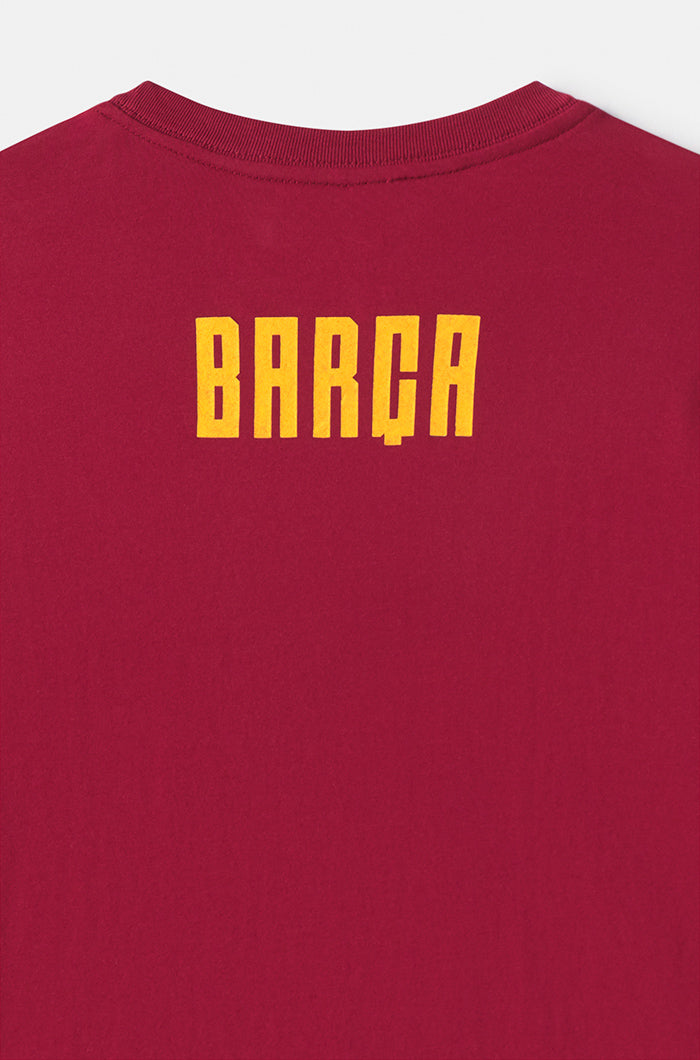 Samarreta escut del FC Barcelona - Granat