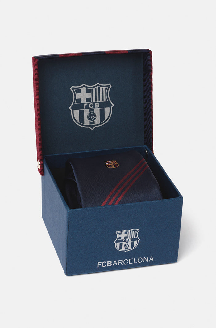 Corbata rayas rojas FC Barcelona