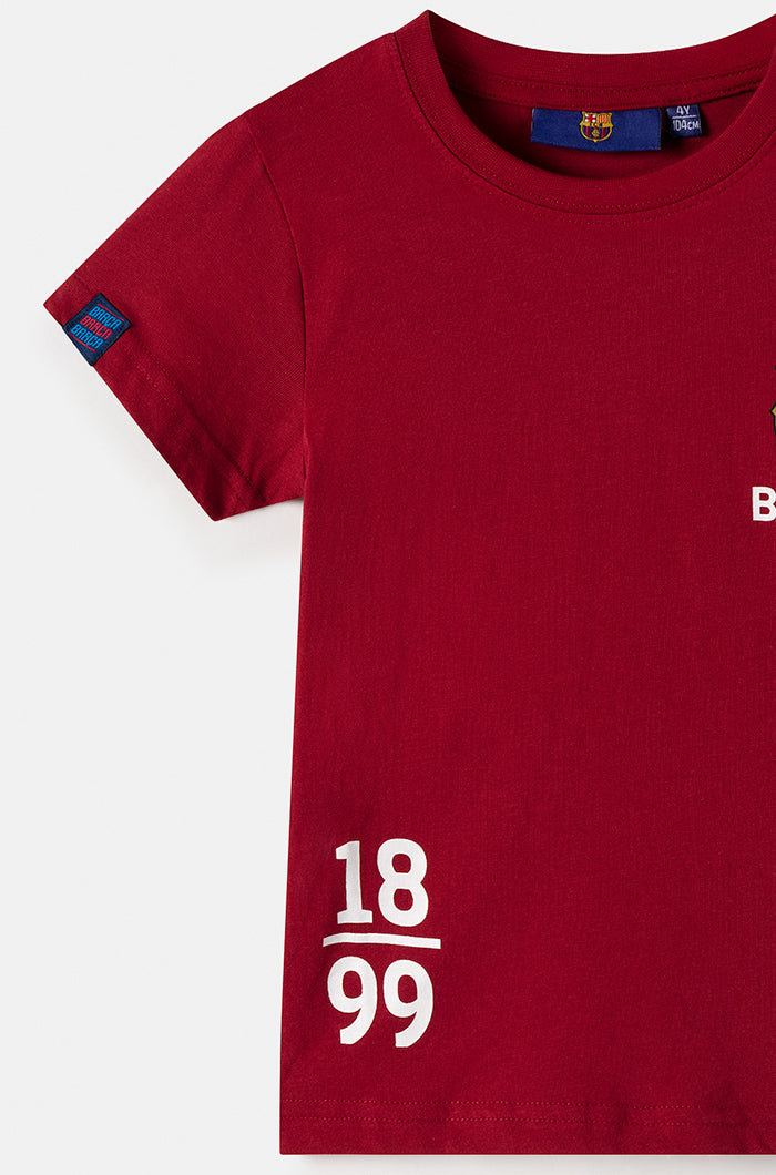 T-shirt à écusson 1899 FC Barcelone - Garçon