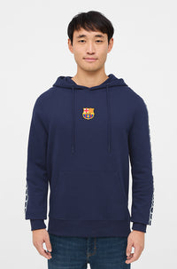 Sudadera capucha marino Barça