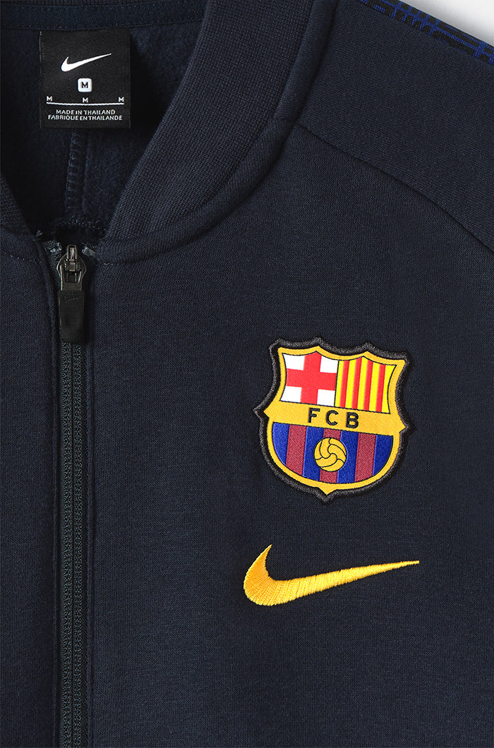 Sweat-shirt à fermeture zippée FC Barcelone