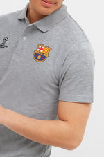 FC Barcelona Champions League grey polo shirt