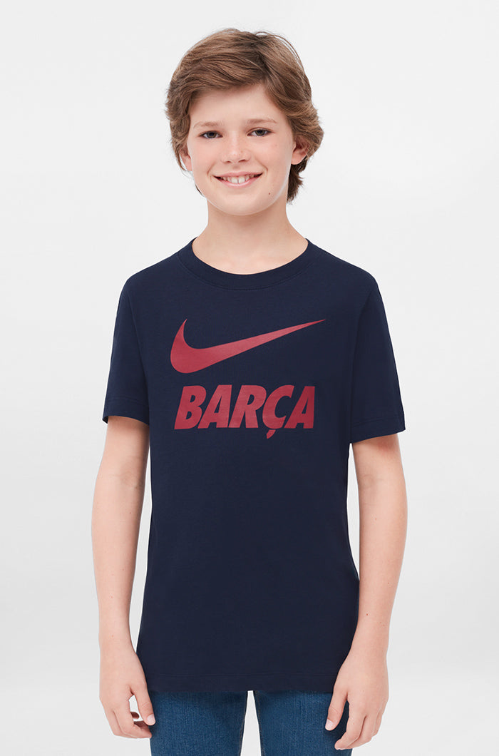 T-shirt « Barça » - Bleu marine - Garçon