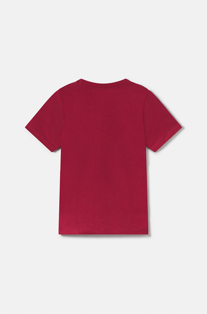 T-Shirt „Barça“ - Granatrot - Kinder