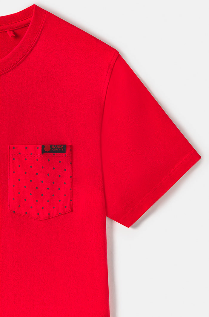 “Gallina de Piel” red Shirt from the Johan Cruyff Collection