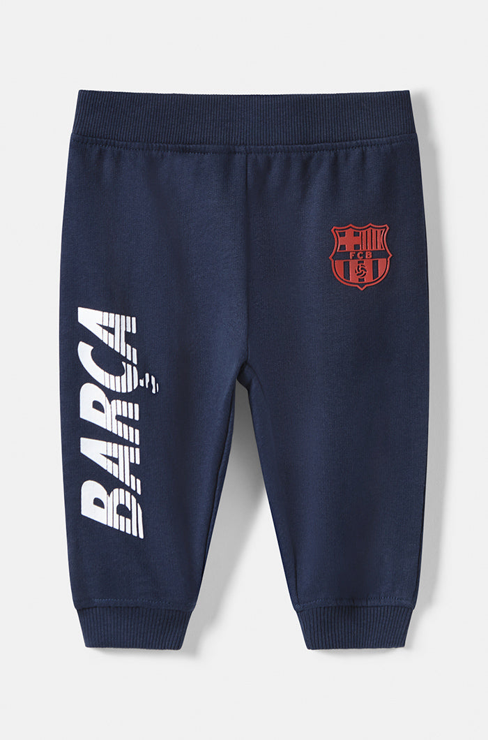 FC Barcelona athletic pants with team crest – Baby