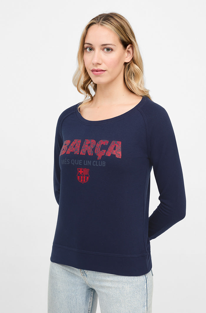 2019 FC Barcelona “Més que un club” sweatshirt with crest