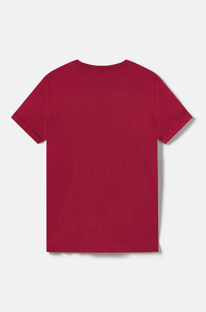 T-Shirt „Barça“ - Granatrot