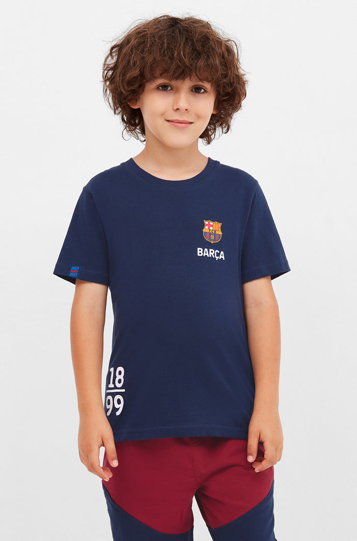 Camiseta escudo 1899 FC Barcelona - Niño