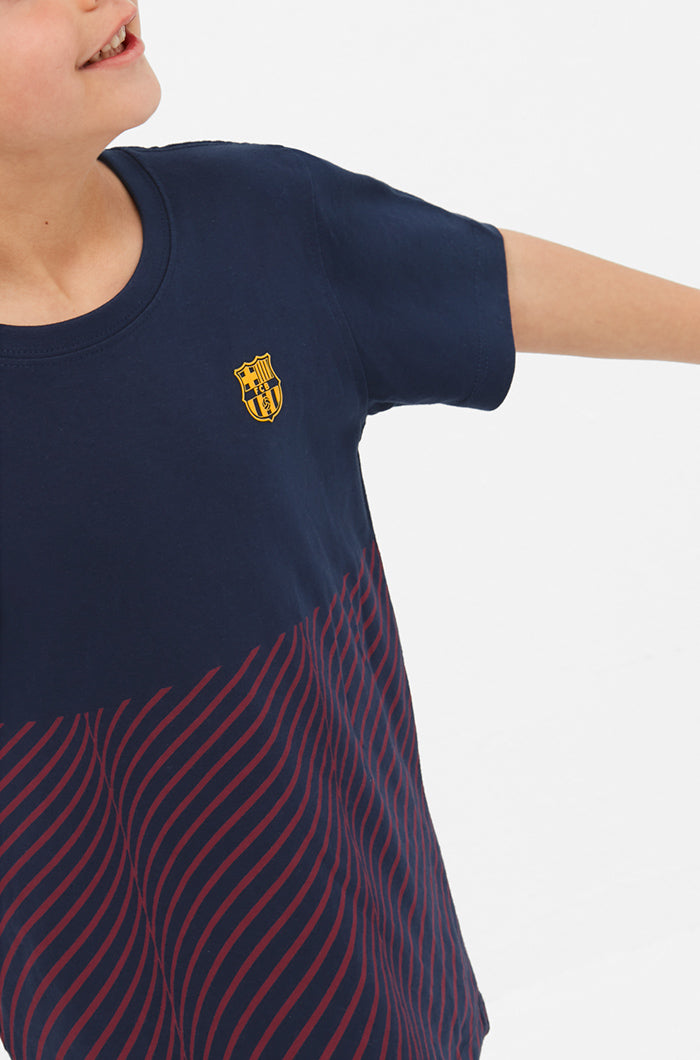 T-shirt aux couleurs du Barça - Junior