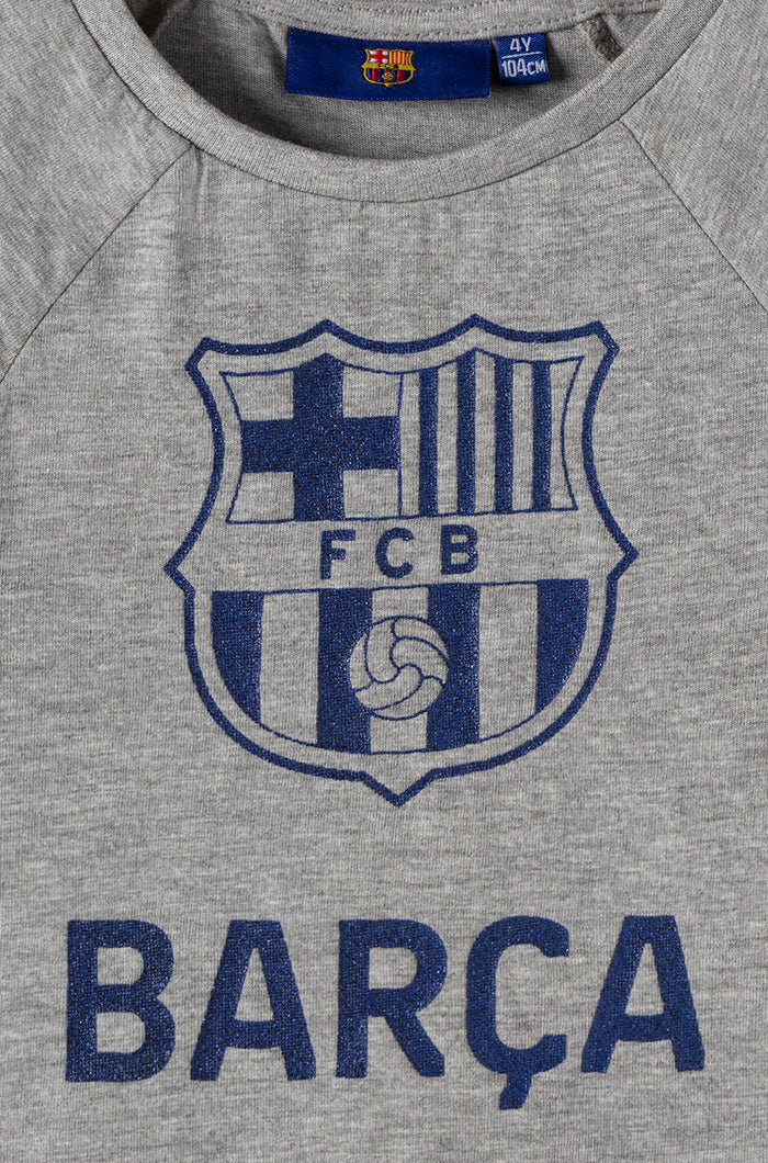 T-shirt à écusson FC Barcelone - Fille
