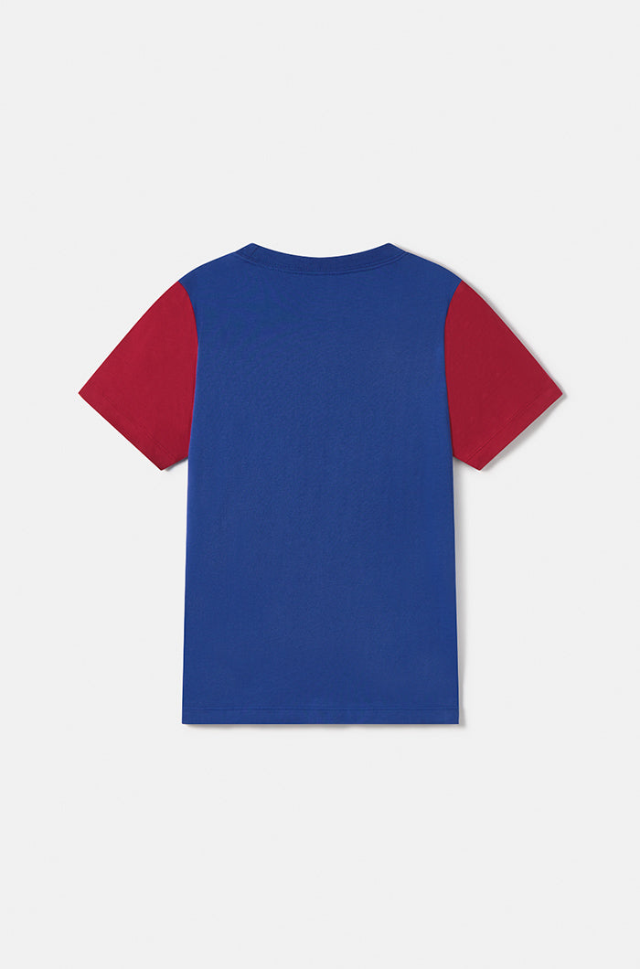 FC Barcelona two-tone T-shirt – Boys – Barça Official Store