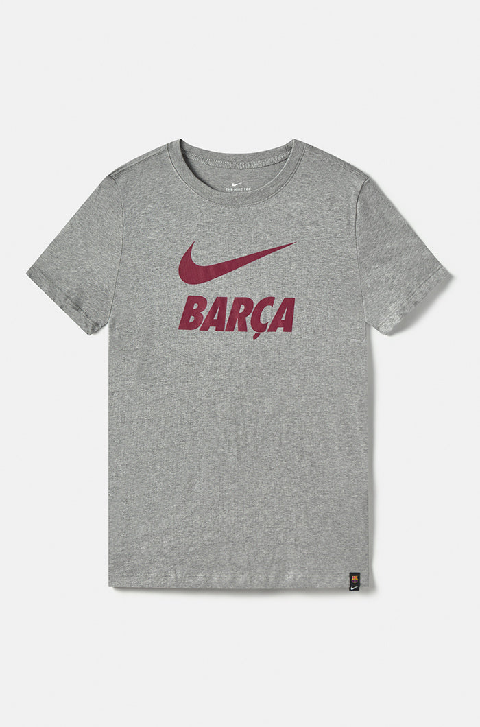 Camiseta “Barça” - Gris jaspeado