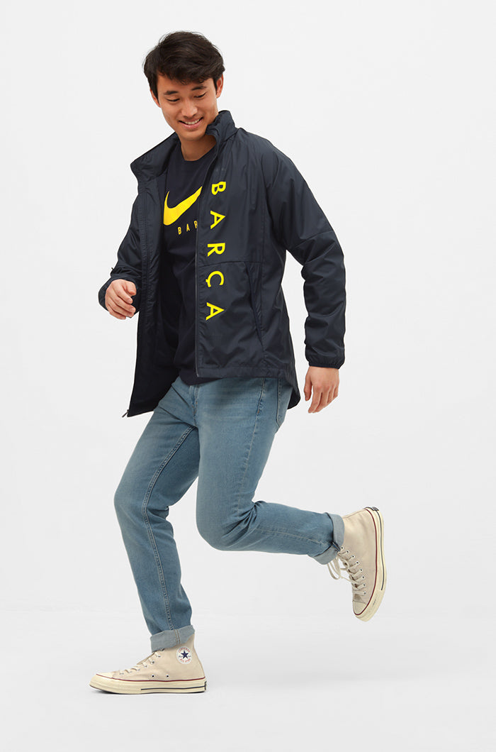 Oficial nike store shop windrunner fcb yellow